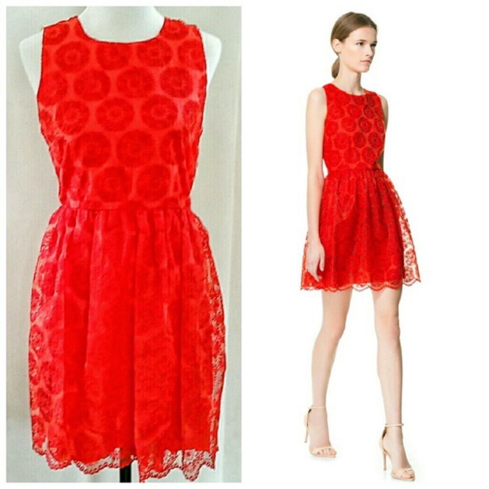 🔥🔥Red Hot Zara dress ❤️💃🏼